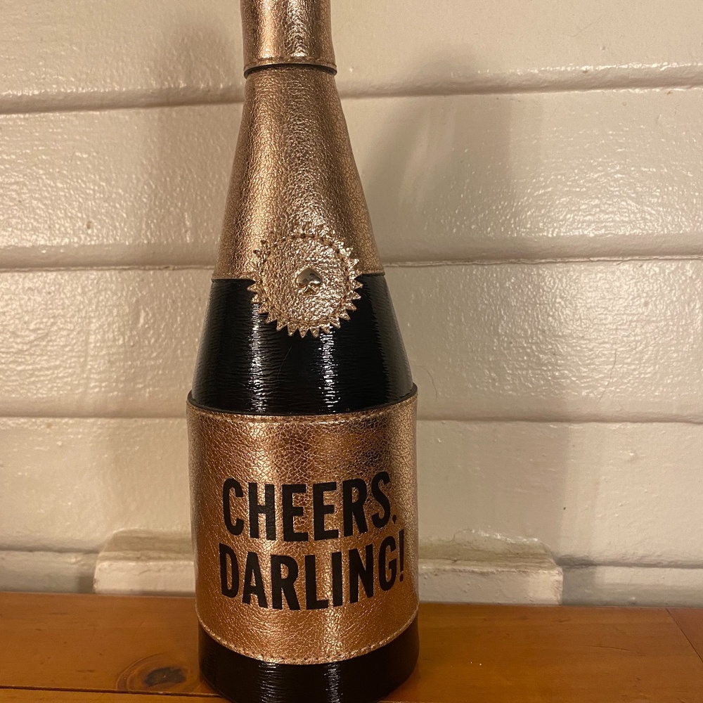 Kate Spade 'Cheers, Darling!' Champagne Bottle Bag